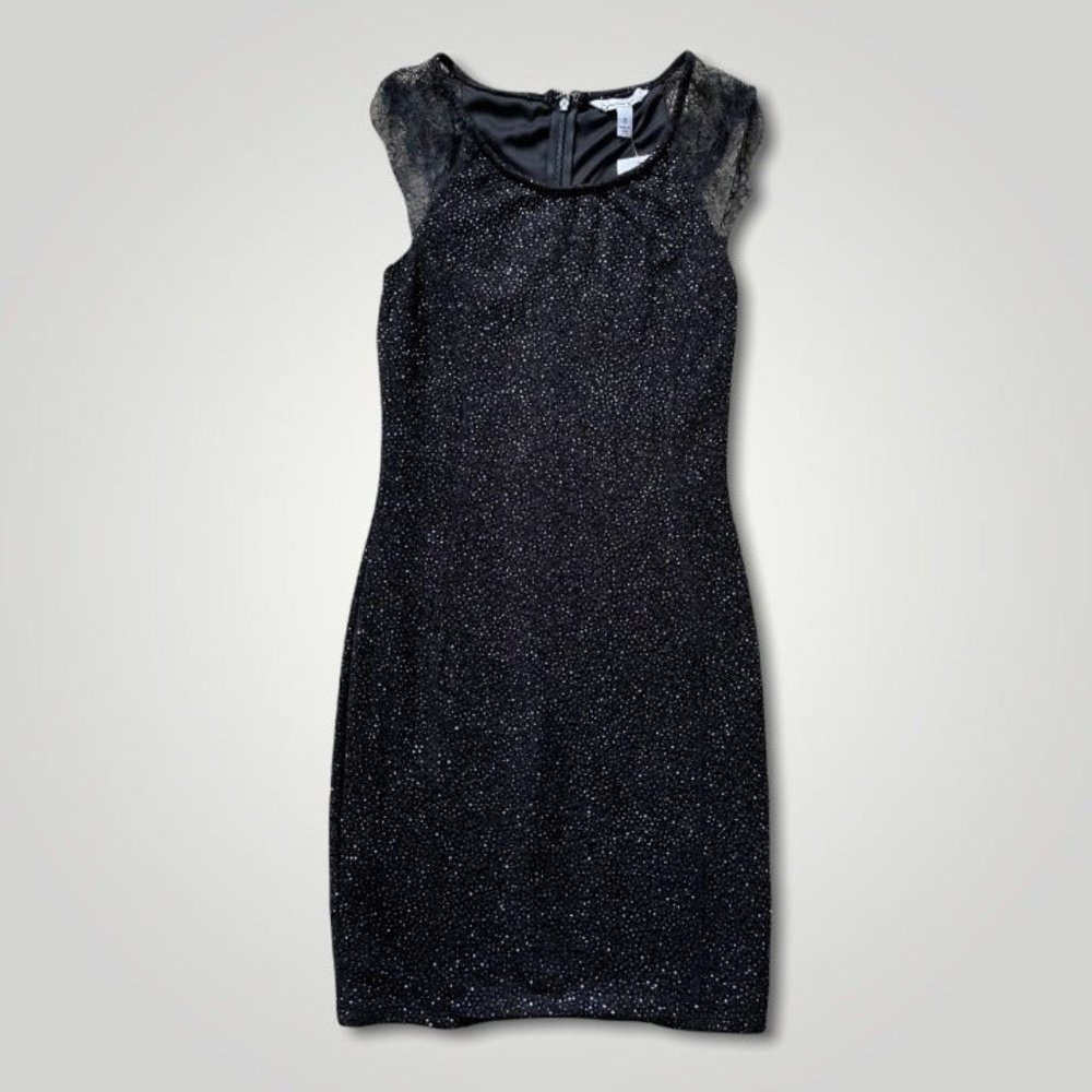 Black Sleeveless Cocktail Dress - Small